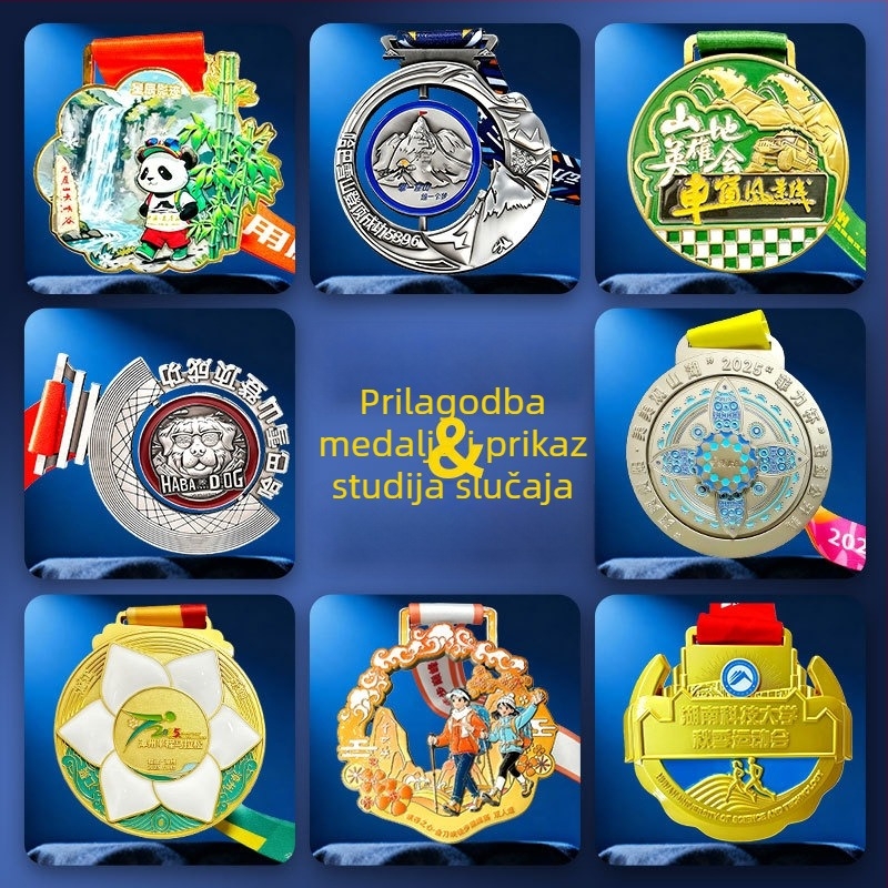 Prilagođene medalje za maraton, metalne nagrade i memorijalne pločice