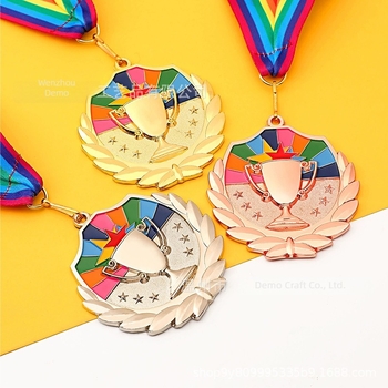 Medalja za vrtić – zlatna, srebrna i brončana – memorijalna sportska medalja, metalna, promjer 5 cm