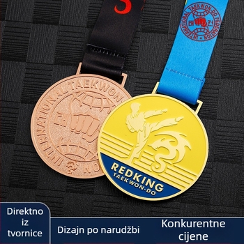 Prilagođene metalne medalje za maratone, obljetničke događaje i atletske utrke