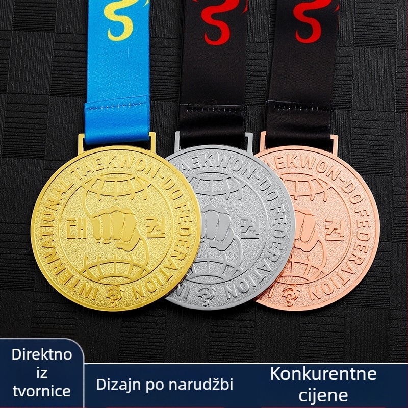 Prilagođene metalne medalje za maratone, obljetničke događaje i atletske utrke