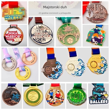 Prilagođene medalje za utrke: sjećanje na maraton zlatne medalje s plaketom i prilagođenim kalupom