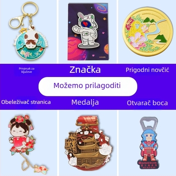 Personalizirana metalna medalja za maraton s kreativnim dizajnom za sportske događaje