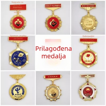 Prilagođeni bakreni medaljon za sportske događaje i maraton, korporativno obljetničko priznanje, priznanje uzor rada