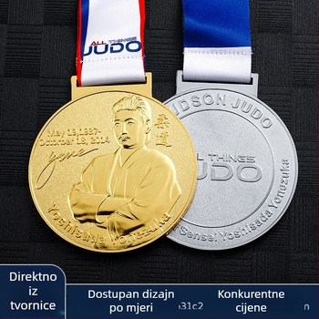 Prilagođene medalje od cinkovog legura s emajlom za maratone i sportske događaje
