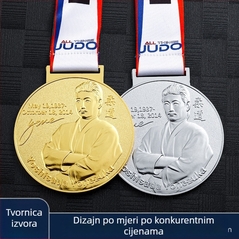 Prilagođene medalje od cinkovog legura s emajlom za maratone i sportske događaje