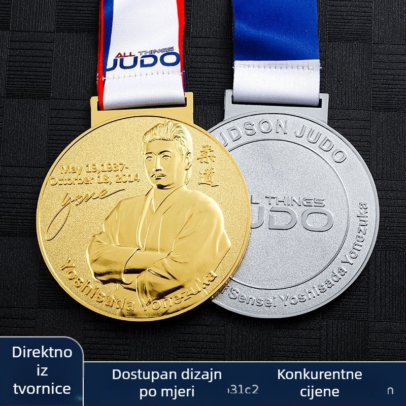 Prilagođene medalje od cinkovog legura s emajlom za maratone i sportske događaje