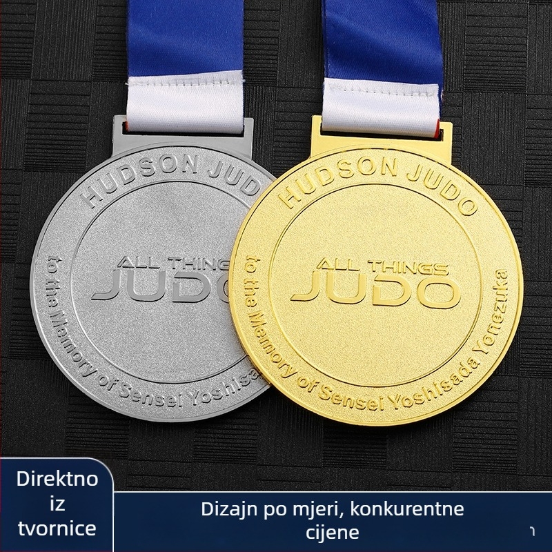 Prilagođene medalje od cinkovog legura s emajlom za maratone i sportske događaje