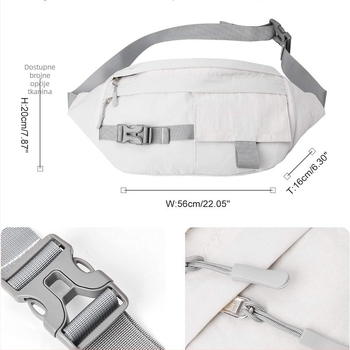 Vodootporna ženska crossbody torbica, mala, za aktivnosti na otvorenom i svakodnevni gradski stil.