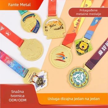 Prilagođene metalne medalje za maraton i taekwondo natjecanja