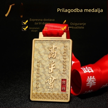 Prilagođene medalje za korporativne i školske maratone: zlatne, srebrne i brončane nagrade, medalje natječaja dizajna