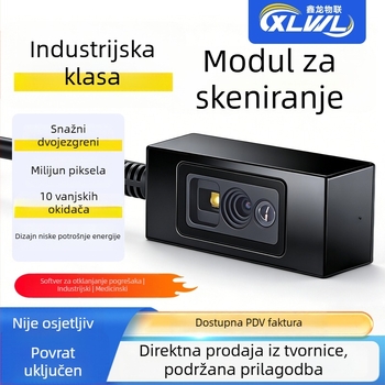 Industrijski skener za čitanje barekodova i QR kodova s integriranim fiksnim modulom za DPM skeniranje