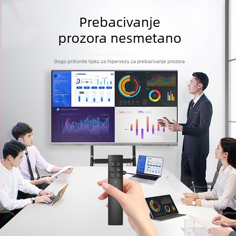 Laser pero s funkcijom miša za multimedijsko projektiranje i poučavanje, elektronički nastavni štap, višenamjensko pero za prebacivanje PPT stranica