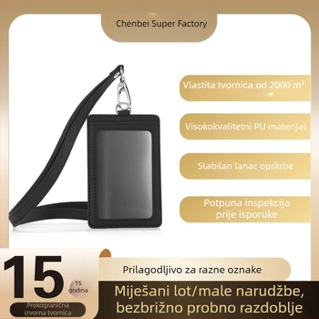 Prilagođeni držač identifikacijske kartice s naramenicom, radna kartica, studentska kartica i kartica za obrok
