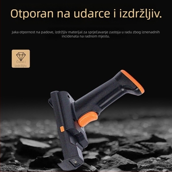 Ručni PDA terminal s bežičnim Bluetooth skenerom barkodova i klipom za nošenje, skeniranje ID-a i 2D kodova.