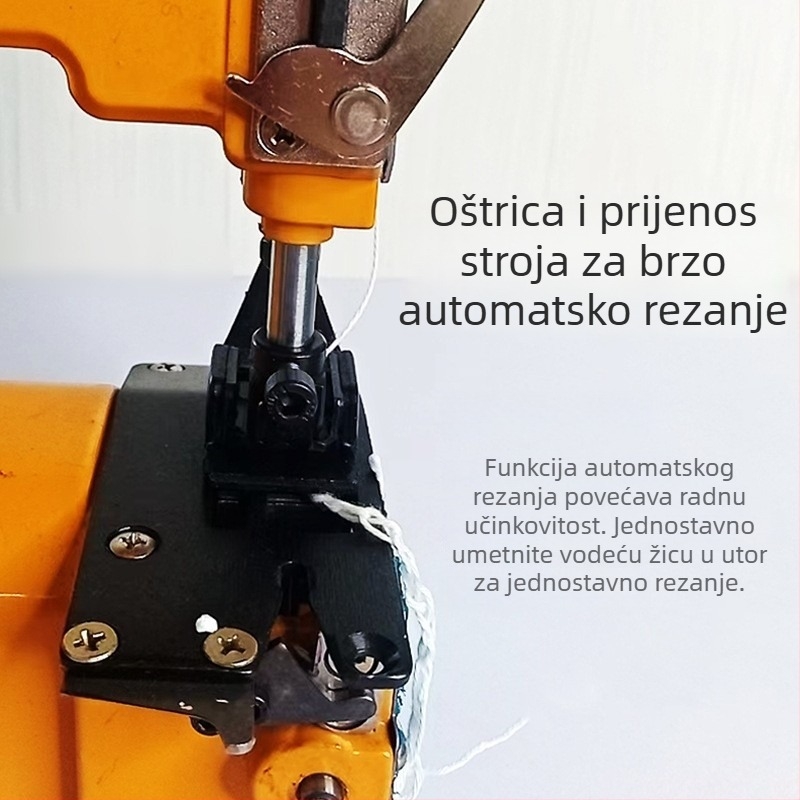 New Flying Man šivaći stroj za torbe, mrežno napajanje, s funkcijom zatvaranja, prijenosni za platnene i tkane torbe