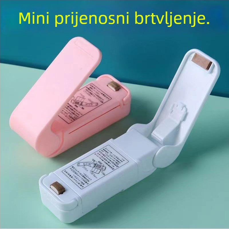 Mini prenosni vakuumski zatvarač za grickalice, kućna upotreba, višenamjenski