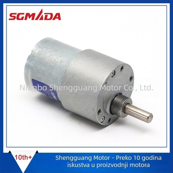 TG-38 kružni DC motor s reduktorom, višenamjenski tiši mikro DC motor