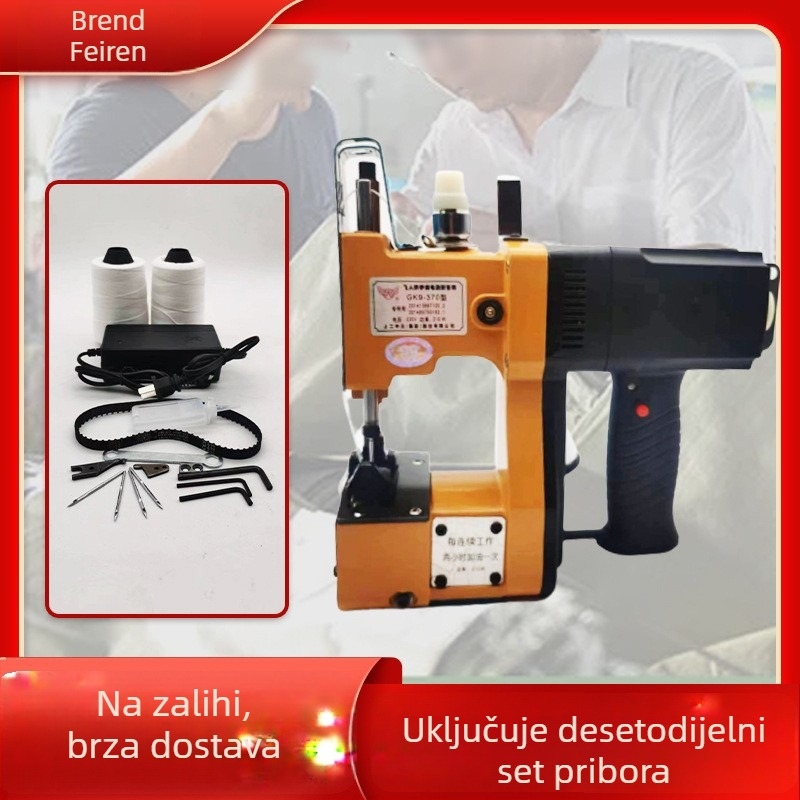 Feiren GK9-370 Prijenosni stroj za zatvaranje pletenih vrećica, pištolskog stila, električni stroj za pakiranje