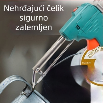 Novi potpuno automatski lemni stroj, ručna lemilica, svjetleći trak, brzi alat za lemljenje, drôt za lemljenje uključen