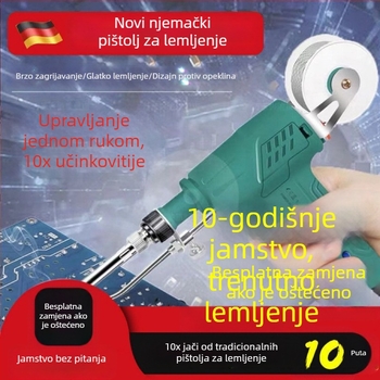 Novi potpuno automatski lemni stroj, ručna lemilica, svjetleći trak, brzi alat za lemljenje, drôt za lemljenje uključen