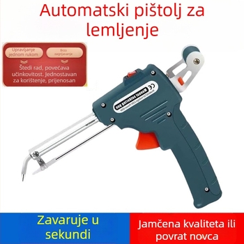 Novi potpuno automatski lemni stroj, ručna lemilica, svjetleći trak, brzi alat za lemljenje, drôt za lemljenje uključen
