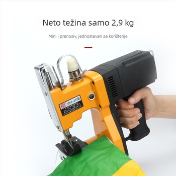 Rui Gong 890 Električna mašina za zatvaranje vrećica – ručna, visoke brzine, za pletene vrećice, širina zavarivanja 7–10 mm