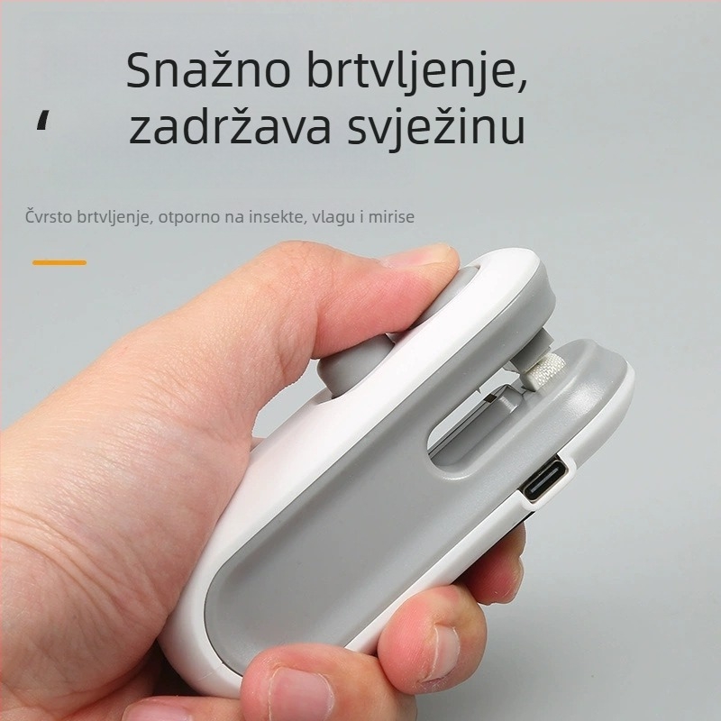 Prijenosni kućni mini zatvarač za plastične vrećice s hranom — ručni uređaj za zatvaranje