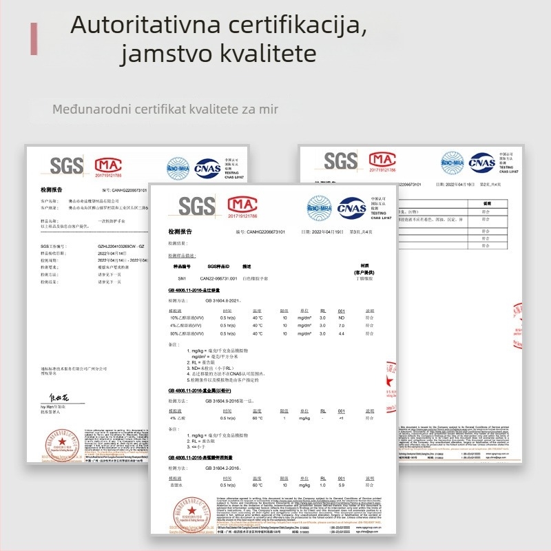 Nitrilne jednokratne rukavice za pranje suđa, kućanstvo i kuhinjsko čišćenje, vodootporne, izdržljive, pogodne za mijesiti tijesto