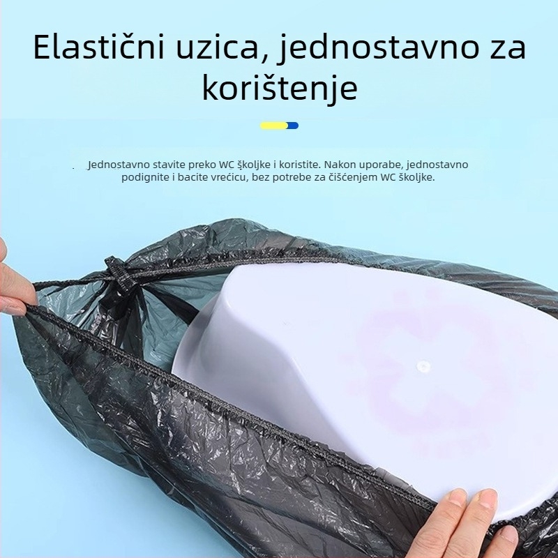 Jednokratne vrećice za čišćenje bazena s elastičnim otvorom, debeli materijal, za djecu, trudnice i starije osobe