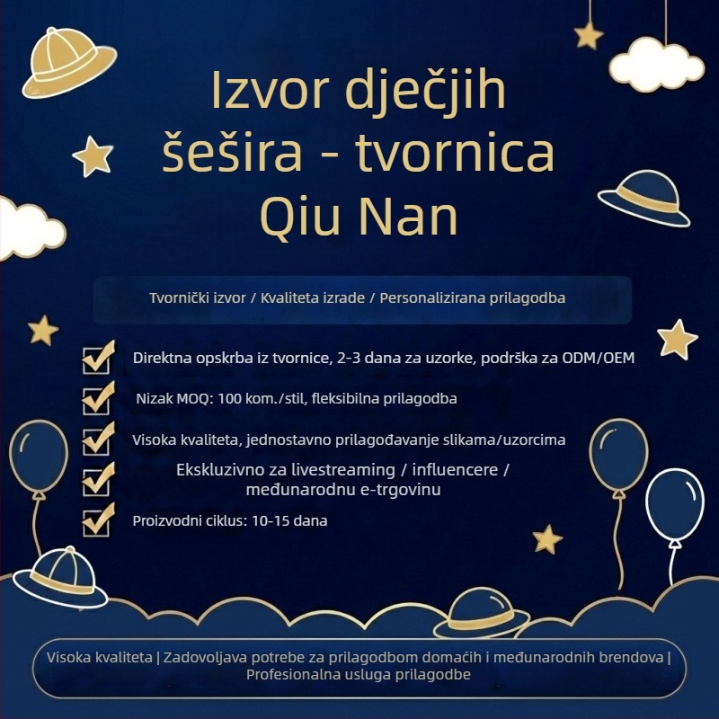 Dječje kapice za sunce i UV zaštitu: slamena kapa, ribarska kapa, kapa s otvorenim vrhom, kapa s vizorom, bejzbol kapa
