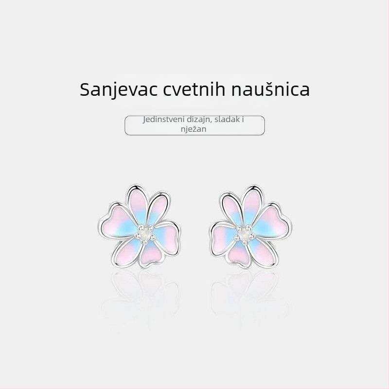 Šarene naušnice s hibiskusom za žene, 2026 novi stil, vrhunska kvaliteta, svjež i jedinstven dizajn, udobne za uho