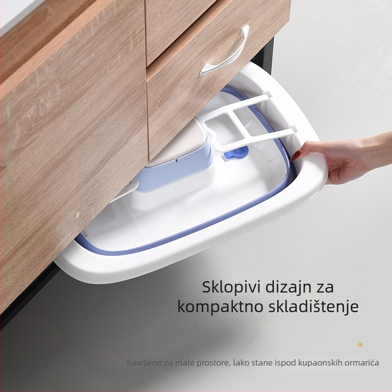 Sklopiva posuda za pranje kose u ležećem položaju — pogodna za starije osobe, trudnice i žene nakon poroda te bolesnike na krevetu