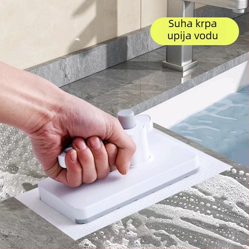 Krpa za lice, mini mop za čišćenje, praktičan alat za čišćenje, četka za čišćenje, uklanjanje masnih mrlja, čarobna krpa za čišćenje, zamjenjiva jednokratna abrazivna podloga