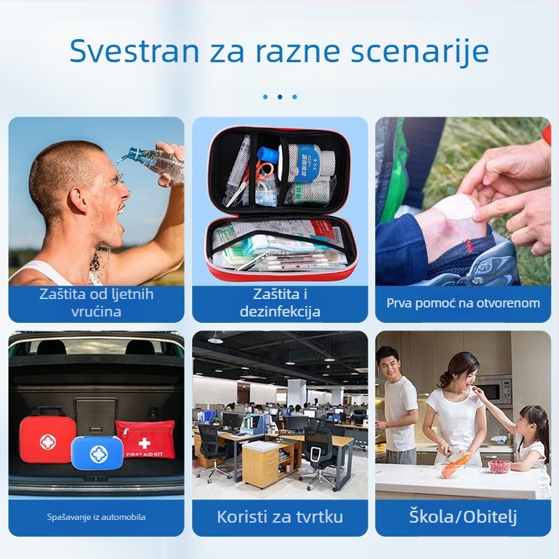 EVA prijenosni nužni komplet – kućna upotreba, spašavanje i bijeg, komplet za kampiranje i automobil