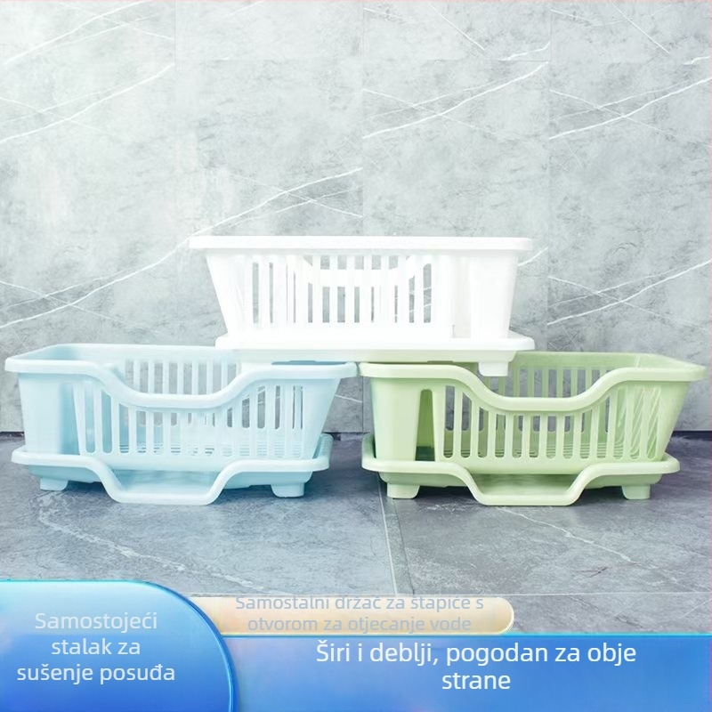 Moderen stalak za sušenje posuđa – za zdjele, tanjure i štapiće