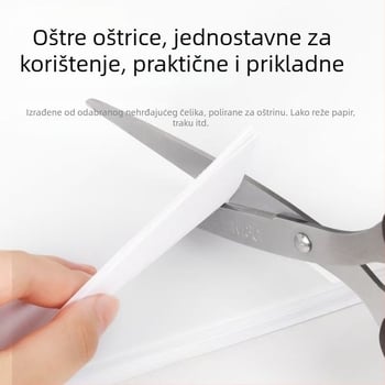 Škare N2248.49 za ured i kućnu upotrebu, sigurne za rukotvorine, kuhinju i higijenu, škare za rezanje papira, uštedu napora, velike i srednje veličine