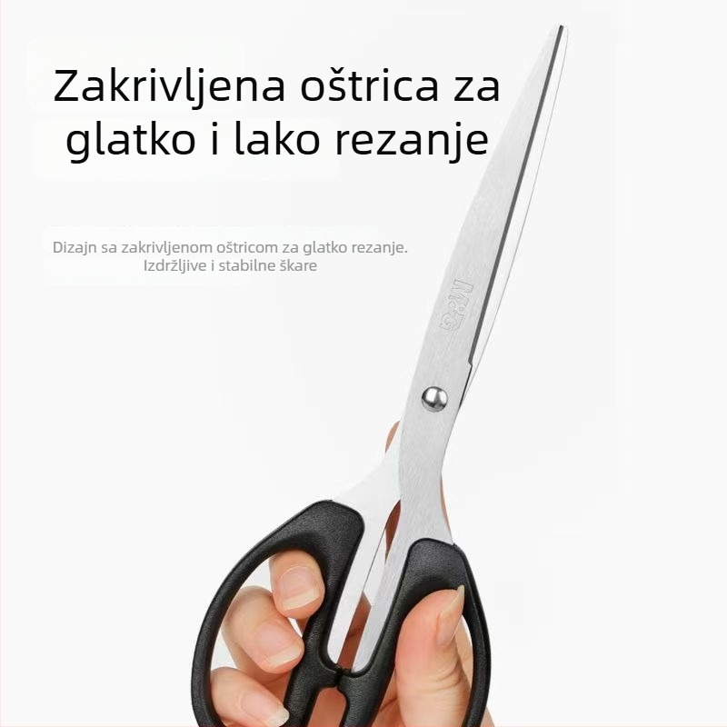 Škare N2248.49 za ured i kućnu upotrebu, sigurne za rukotvorine, kuhinju i higijenu, škare za rezanje papira, uštedu napora, velike i srednje veličine
