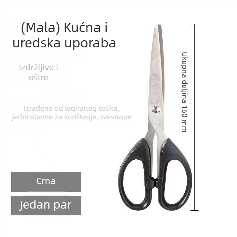 Škare N2248.49 za ured i kućnu upotrebu, sigurne za rukotvorine, kuhinju i higijenu, škare za rezanje papira, uštedu napora, velike i srednje veličine