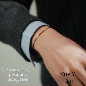 2026 šareni pleteni narukvica od užeta za godinu Konja, poklon djevojci, festival Zmajevih brodova