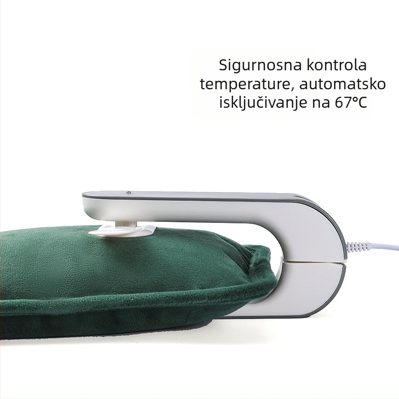 Punjačka električna boca za toplu vodu s odjeljivanjem vode i električne struje, zaštita od eksplozije, debeli flanel materijal, Tao Wantong, 3C certifikat