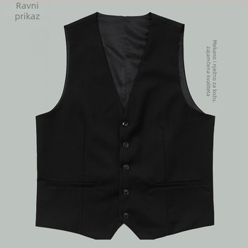 Nova muška slim-fit vesta, korejskog stila, sako-vest za formalne prilike i vjenčanja