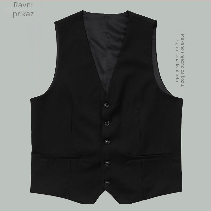 Nova muška slim-fit vesta, korejskog stila, sako-vest za formalne prilike i vjenčanja