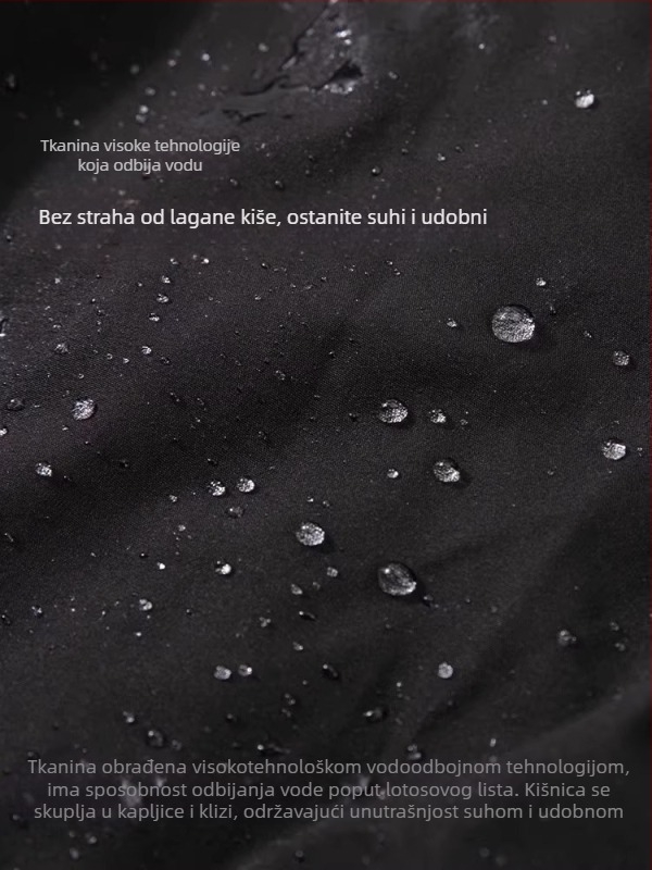 Crna ženska jakna s UV zaštitom, lagana, uski kroj, tanki materijal, brzo suši, hlađenje tkanine