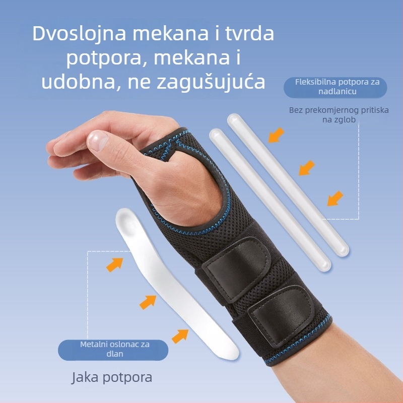 Naramnica za zglob za stabilizaciju zgloba, podrška pri uganu, TFCC fiksator, zaštita tetivnog omotača