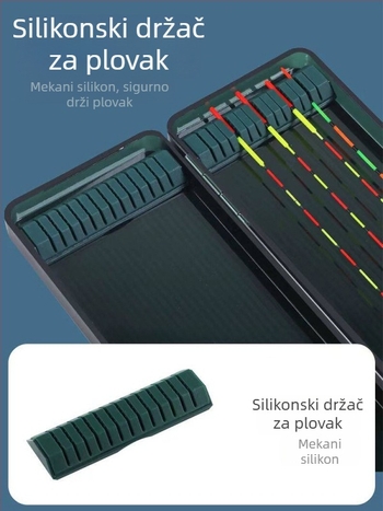 Longjiang Long 650-26 PC kutija za plovke, velika kapaciteta, dvostruki sloj, za ribolov