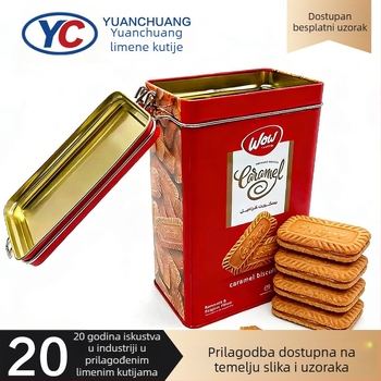 Fabricki prilagođena metalna posuda za hranu s poklopcem od metalne žice, za grickalice, suho voće i skladištenje u kuhinji