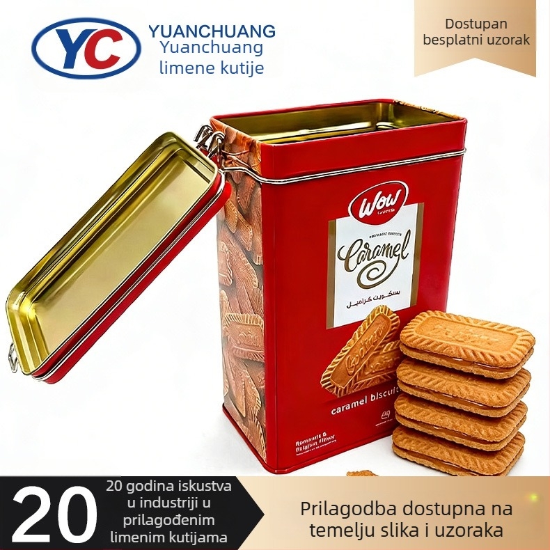 Fabricki prilagođena metalna posuda za hranu s poklopcem od metalne žice, za grickalice, suho voće i skladištenje u kuhinji