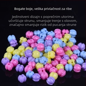 SEELUCKER Kugličasti stopper s križnim žljebom za ribolov – ne šteti liniji