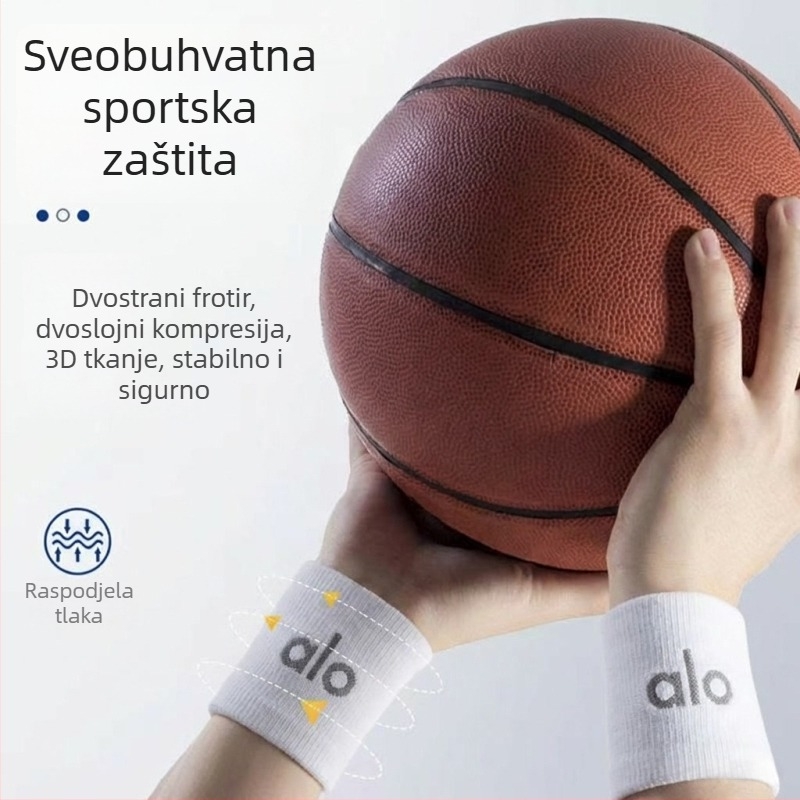 Sportske trake za zapešće za trening: zaštita od iščašenja i zaštita tetiva, upijanje znoja, prozračnost, pogodno za sve sportove (košarka, badminton)