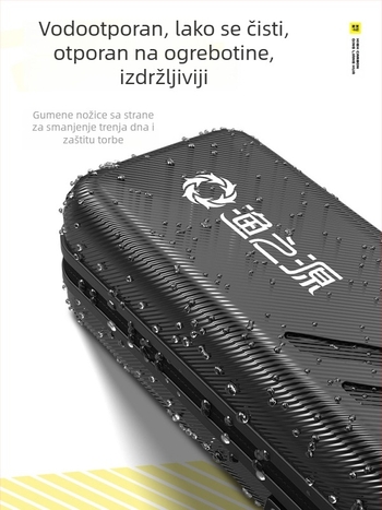 Torba za štapove s čvrstim kućištem, unaprijeđena verzija, veliki kapacitet, vodootporna i lagana.